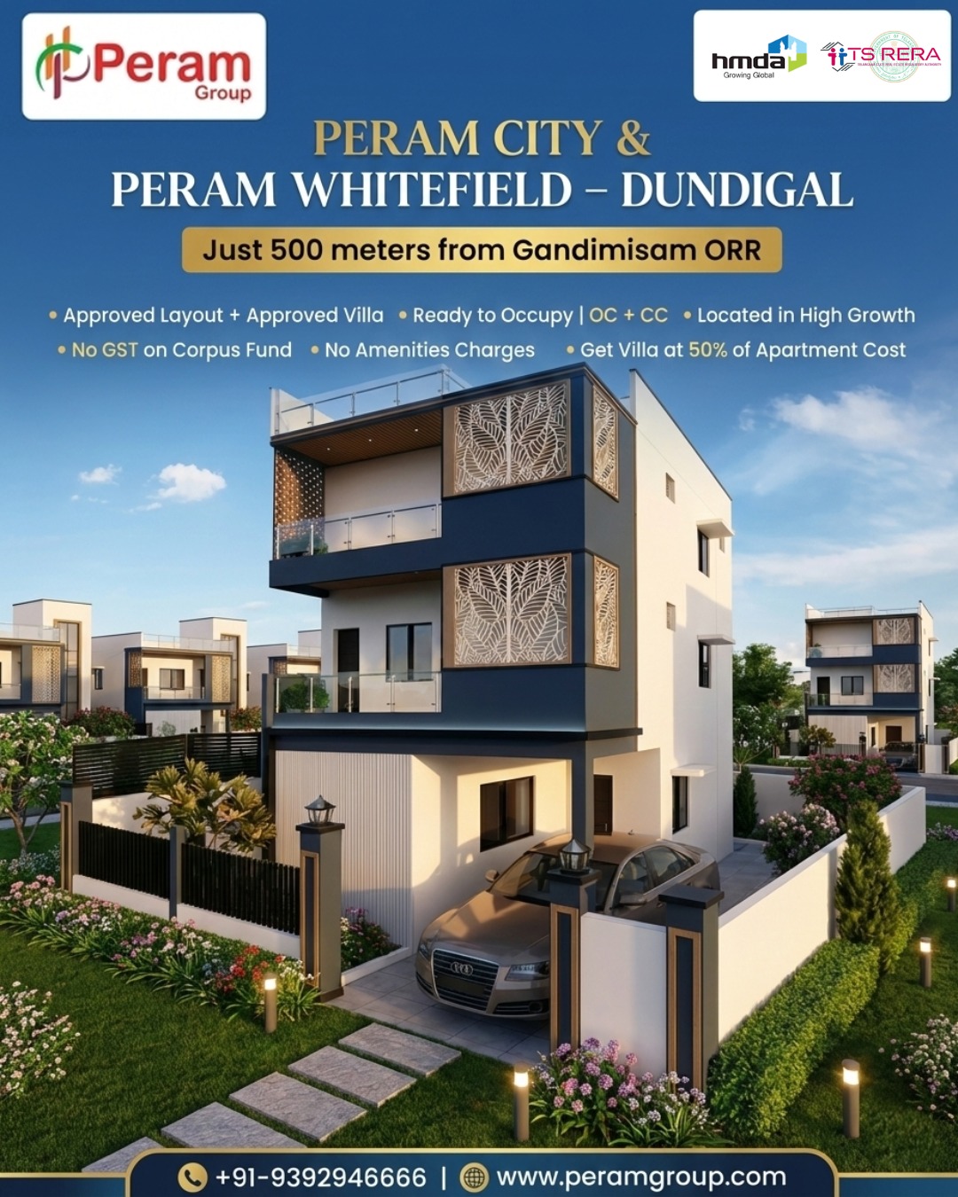 3BHK villa for sale